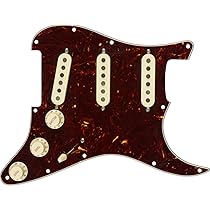 Amazon.co.jp: Fender ギターパーツ Pre-Wired Strat Pickguard, Tex